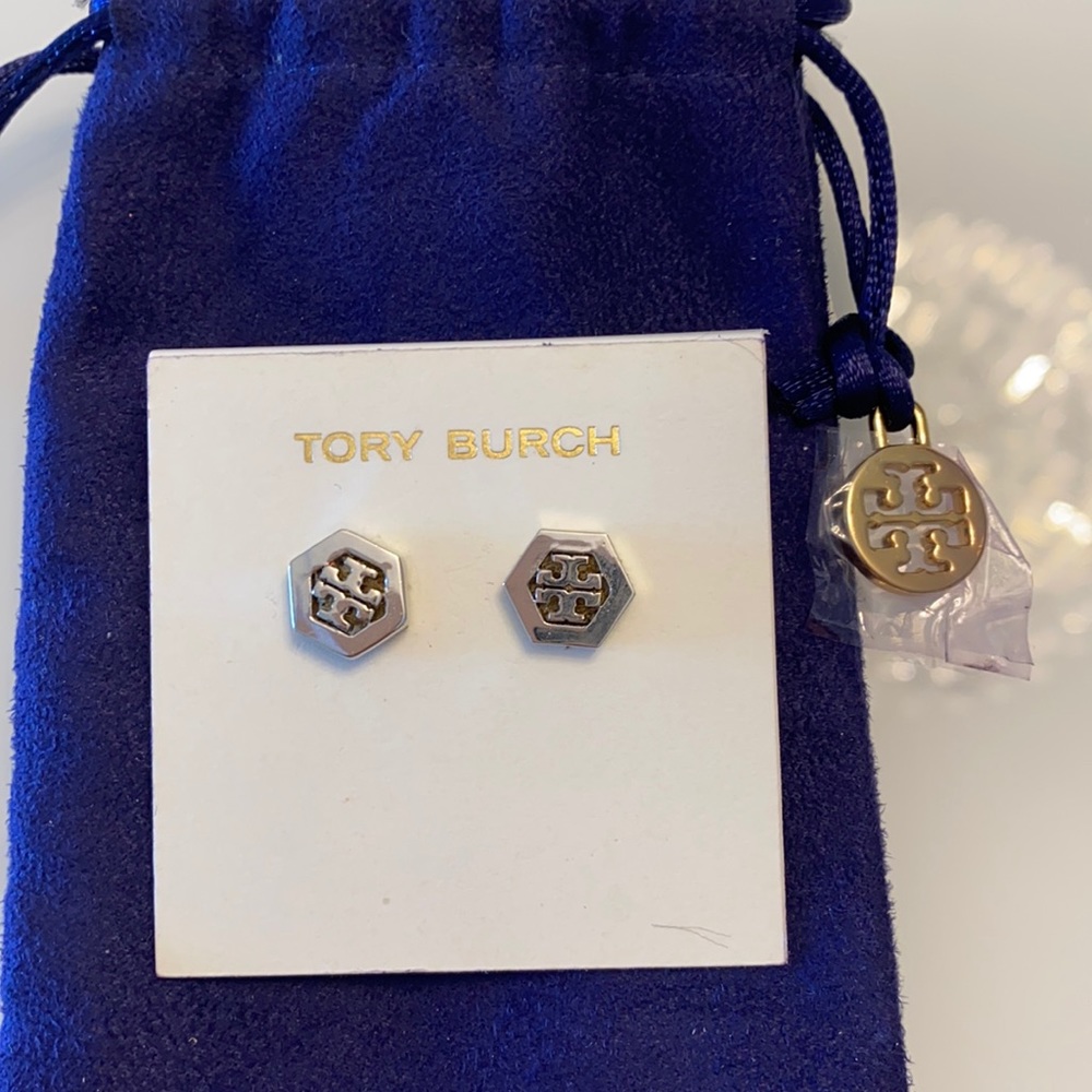 Tory Burch silver earrings